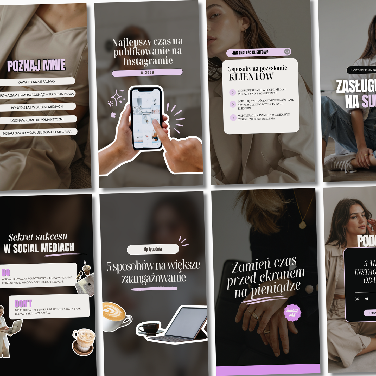 45 Szablonów na Social Media #102 | Posty & Stories