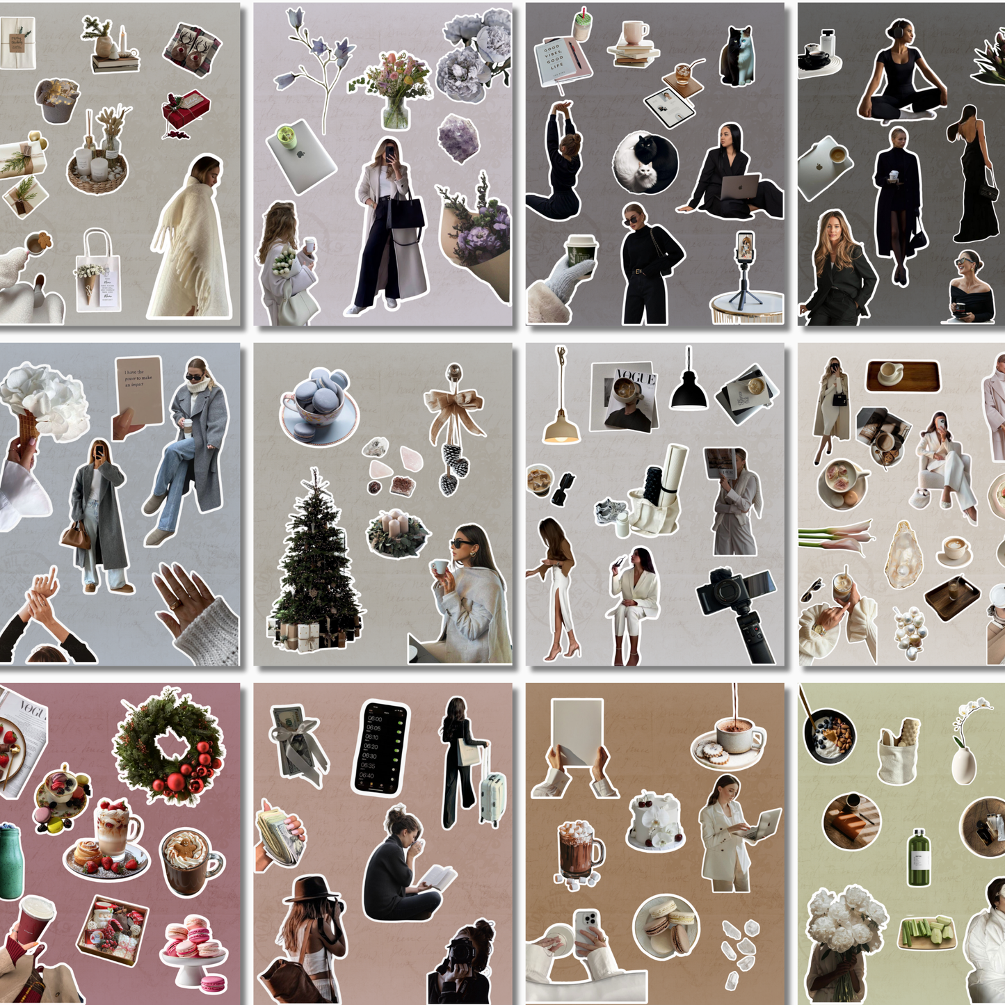 350+ Estetycznych Naklejek na Social Media | Trendy Sticker Pack Canva