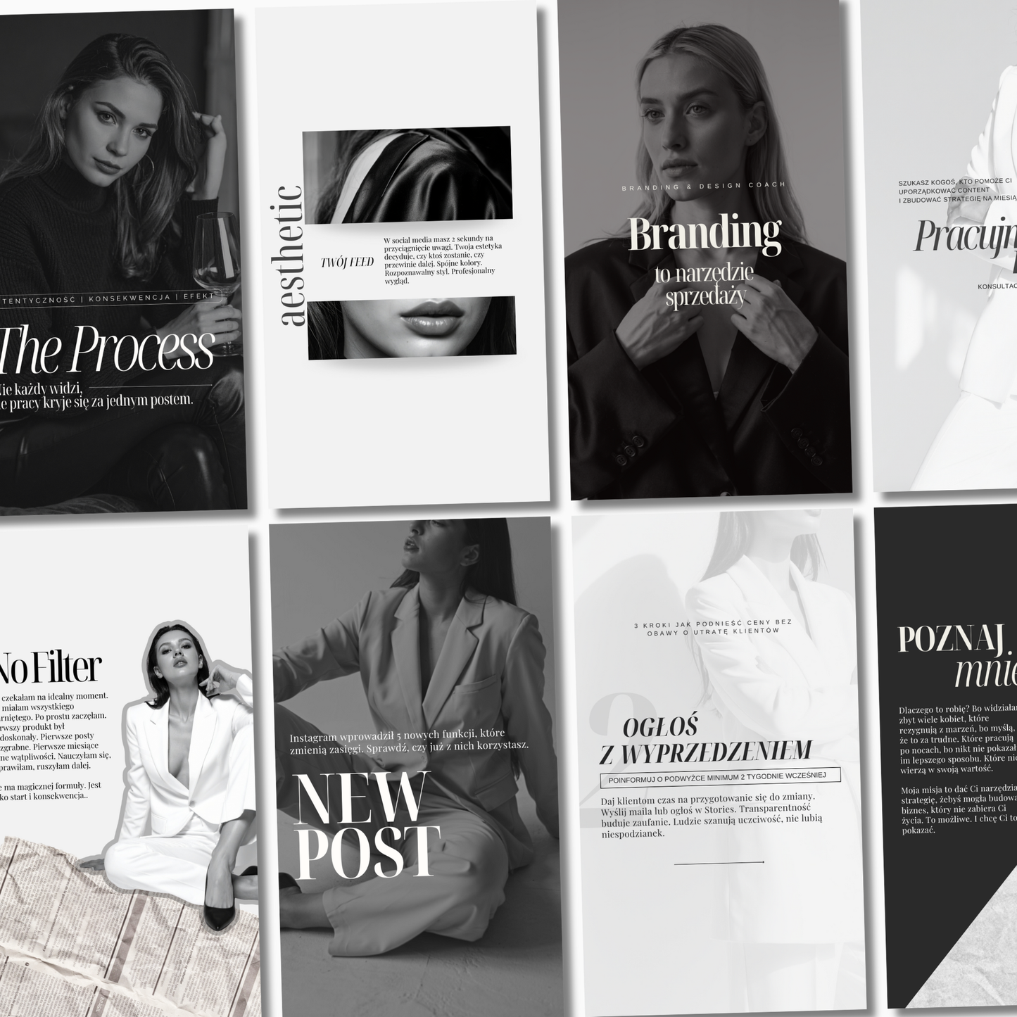 31 Szablonów na social media #101 | Posty & Stories