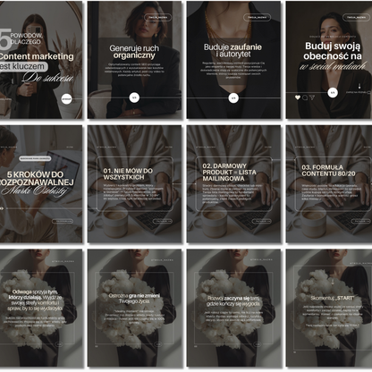 10 Zestawów Szablonów Karuzeli na Social Media | 71 Slajdów #106