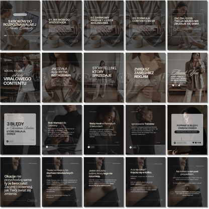 10 Zestawów Szablonów Karuzeli na Social Media | 71 Slajdów #106