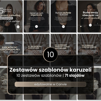 10 Zestawów Szablonów Karuzeli na Social Media | 71 Slajdów #106